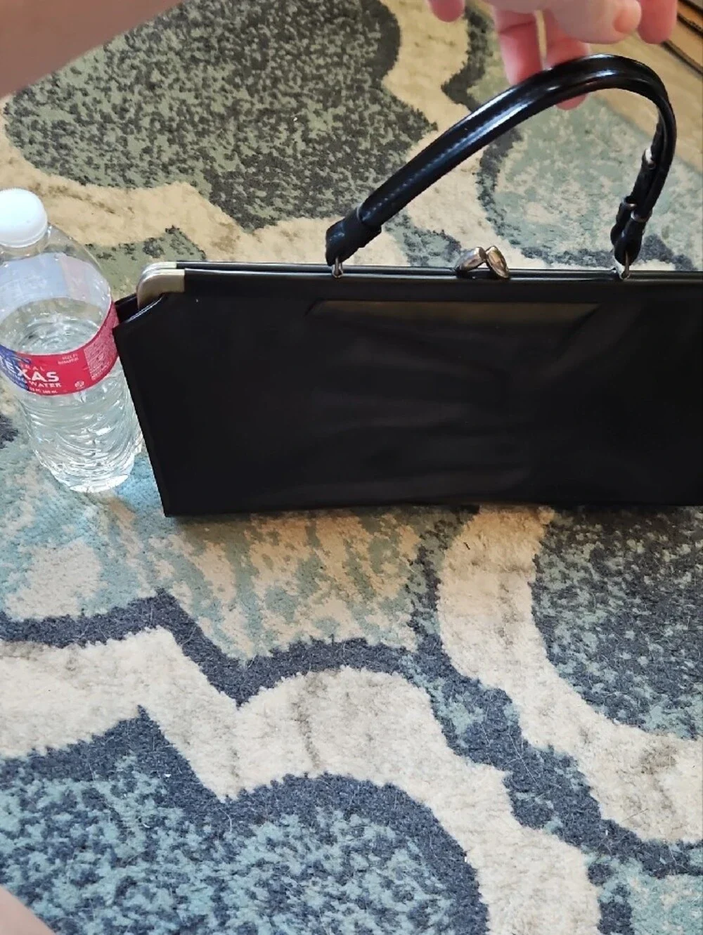Vintage Black Women's Top-Handle Bag